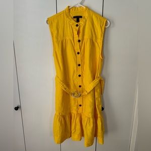 Banana Republic Yellow Sun Dress